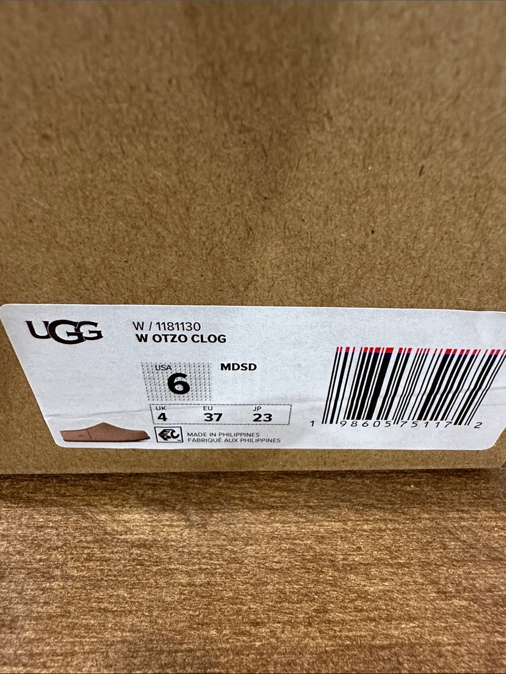 UGG Women’s Slip-On Clog in Sand - Picture 6 of 7